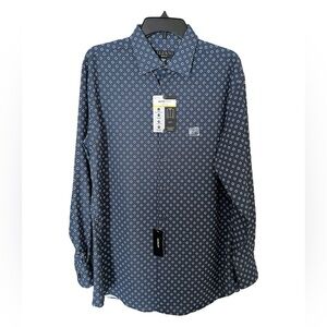 New Alfani  16-16 1/2 32/33 Men’s Slim Fit Button down shirt | Alfatech